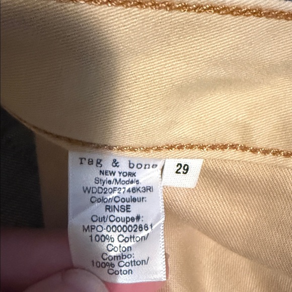 (RB-44) Rag & Bone Maya High - Rise Bootcut in Rinse NWT - Picture 7 of 7
